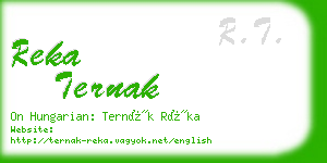 reka ternak business card